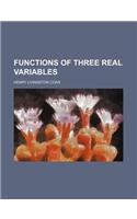 Functions of Three Real Variables: (English)