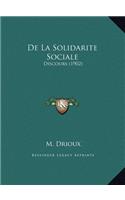 De La Solidarite Sociale
