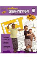 3rd Grade Language Development: Variety of Texts