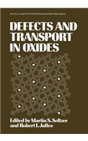 Defects and Transport in Oxides