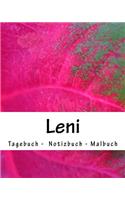 Leni - Tagebuch - Notizbuch - Malbuch