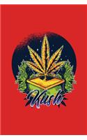 Marijuana Kush: Marijuana Weed Cannabis Leaf Marijuana Kush For Pot Smokers 100 Pages, 6 x 9(15.24 x 22.86 cm), Solt Cover, Matte Finish ( Marijuana Themed Lined No