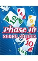 Phase 10 Score Sheets