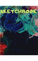 Sketch Book: Writing, Painting, Sketching or Doodling, 150 Pages, 8.5x11 With Blank Pages, Perfect for Journal: Blank Pages for artists, girls and kids, Perfect 