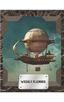 Steampunk Hot Air Balloon Weekly Planner