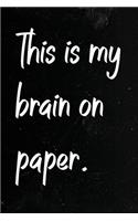 This Is My Brain On Paper