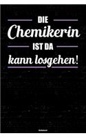 Die Chemikerin ist da kann losgehen! Notizbuch