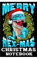Merry Rex Mas Christmas Notebook