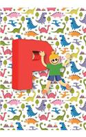 P Notebook: Back to School Notebooks, Soft Paperback, Cute College Ruled Notebook - Journal or Diary Notebook for Boys