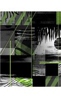 Abstract Palm Leaves Notebook