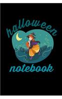 Halloween Notebook: Homework Book Notepad Composition and Journal Diary