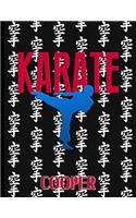 Karate Wide Ruled Notebook