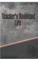 Teacher's Assistant Life: Stone Career Life Writing Journal