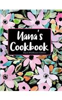 Nana's Cookbook Black Wildflower Edition