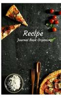 Recipes Journal Book Organizer