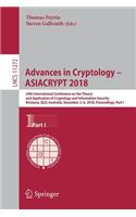 Advances in Cryptology - Asiacrypt 2018