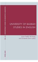 University of Basrah Studies in English