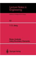 Slope Analysis Using Boundary Elements