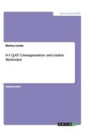 0-1 Qap: Lösungsansätze und exakte Methoden