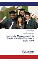 University Management in Practice and Performance Evaluation