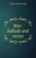 War-ballads and verses