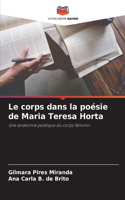 corps dans la poésie de Maria Teresa Horta