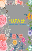 Flower Coloring Book For Adults
