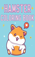 Hamster coloring book for kids
