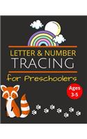 Letter & Number Tracing Book for Preschoolers