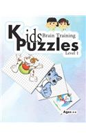 Kids Brain Training Puzzles Level 1