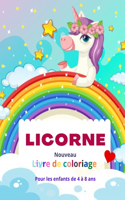 Licorne nouveau livre de coloriage