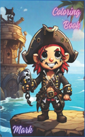 Mark the Pirate Kids Coloring Books