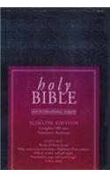 NIV Thinline Bible in Black Bonded Leather