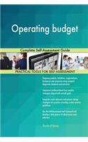 Operating budget Complete Self-Assessment Guide