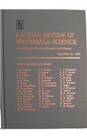 Annual Review of Materials Science: Keynote Topic v.25, 1995 (Annual Review of Materials Research)