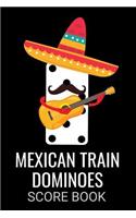 Mexican Train Dominoes Score Book