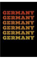 Germany Germany Germany Germany Germany Germany: Blank Lined Journal Soft Cover 120 Pages