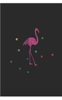 Colorful Bubble With Flamingo: Flamingos Notebook, Dotted Bullet (6 x 9 - 120 pages) Animal Themed Notebook for Daily Journal, Diary, and Gift