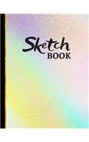 Sketchbook: Rainbow Color Sketchbook: A Large Journal With Blank Paper For Drawing And Sketching: Artist Edition