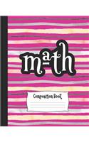 Composition Book - Math