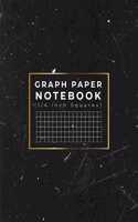 Graph Paper Notebook: 1/4 inch Squares - Quad Ruled Grid Paper Notebook For School