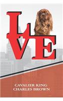 Cavalier King Charles Brown: Dog Love Park Isometric Dot Paper Notebook Book Is 120 Pages 6x9