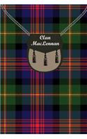 Clan MacLennan Tartan Journal/Notebook