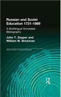 Russian and Soviet Education 1731-1989