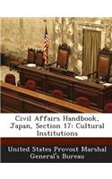 Civil Affairs Handbook, Japan, Section 17
