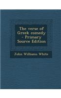 Verse of Greek Comedy
