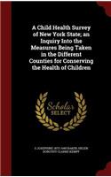 A Child Health Survey of New York State; an Inquiry Into the Measures Being Taken in the Different Counties for Conserving the Health of Children