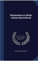 Nationalism in Hindu Culture [microform]
