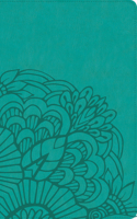 RVR 1960 Biblia Ultrafina, aqua simil piel