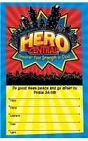 Vacation Bible School 2017 Vbs Hero Central Large Promotional Poster: Discover Your Strength in God!